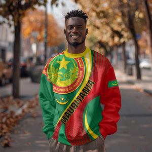 Personalized Mauritania Independence Day Sweatshirt with Mauritanian Seal - Special Version