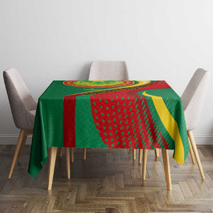 Mauritania Independence Day Tablecloth with Mauritanian Seal - Special Version