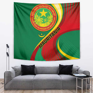 Mauritania Independence Day Tapestry with Mauritanian Seal - Special Version