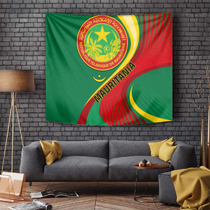 Mauritania Independence Day Tapestry with Mauritanian Seal - Special Version