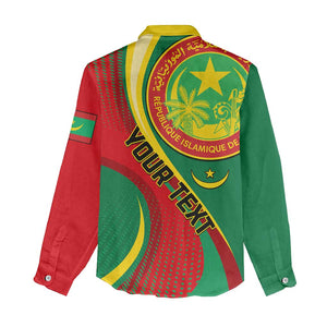 Personalized Mauritania Independence Day Women Casual Shirt with Mauritanian Seal - Special Version