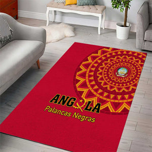 Support Palancas Negras - Red Angola Football Area Rug