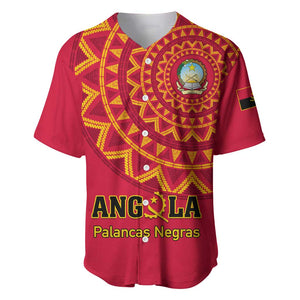 Support Palancas Negras - Red Angola Football Baseball Jersey