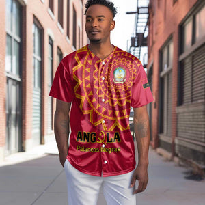 Support Palancas Negras - Red Angola Football Baseball Jersey