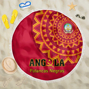 Support Palancas Negras - Red Angola Football Beach Blanket