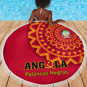 Support Palancas Negras - Red Angola Football Beach Blanket