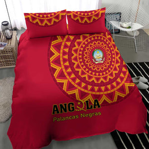 Support Palancas Negras - Red Angola Football Bedding Set