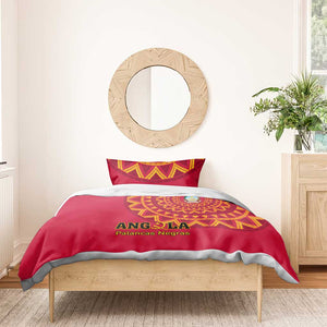 Support Palancas Negras - Red Angola Football Bedding Set