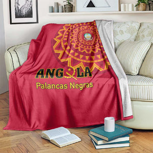 Support Palancas Negras - Red Angola Football Blanket