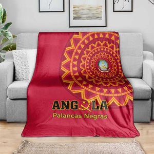 Support Palancas Negras - Red Angola Football Blanket