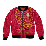 Support Palancas Negras - Red Angola Football Bomber Jacket