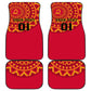 Support Palancas Negras - Red Angola Football Car Mats