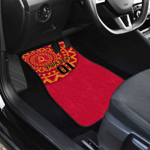 Support Palancas Negras - Red Angola Football Car Mats