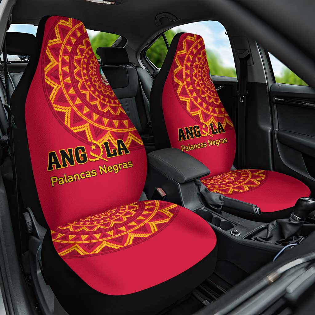 Support Palancas Negras - Red Angola Football Car Seat Cover