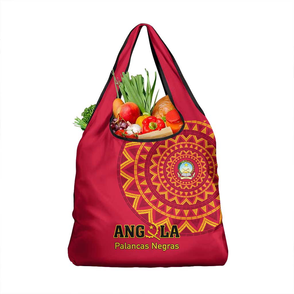 Support Palancas Negras - Red Angola Football Grocery Bag