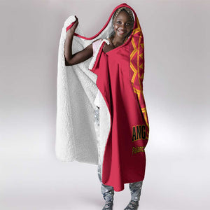 Support Palancas Negras - Red Angola Football Hooded Blanket