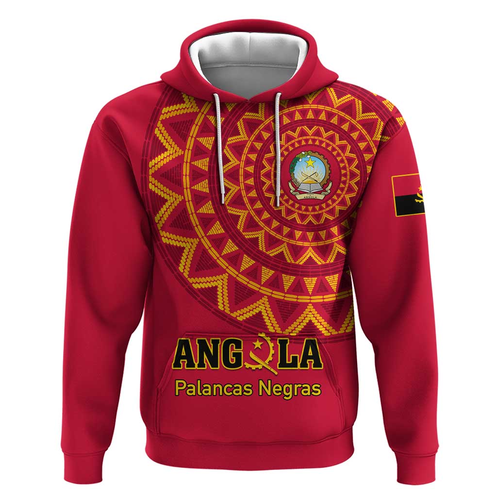 Support Palancas Negras - Red Angola Football Hoodie