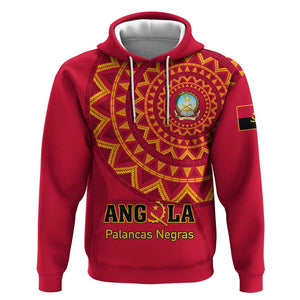 Support Palancas Negras - Red Angola Football Hoodie