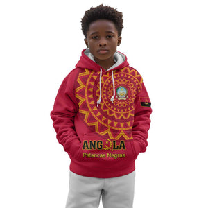 Support Palancas Negras - Red Angola Football Kid Hoodie