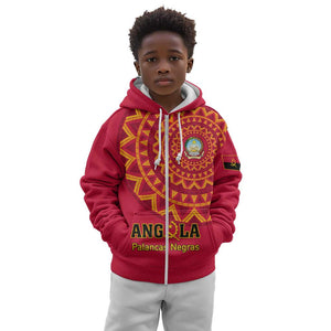 Support Palancas Negras - Red Angola Football Kid Hoodie