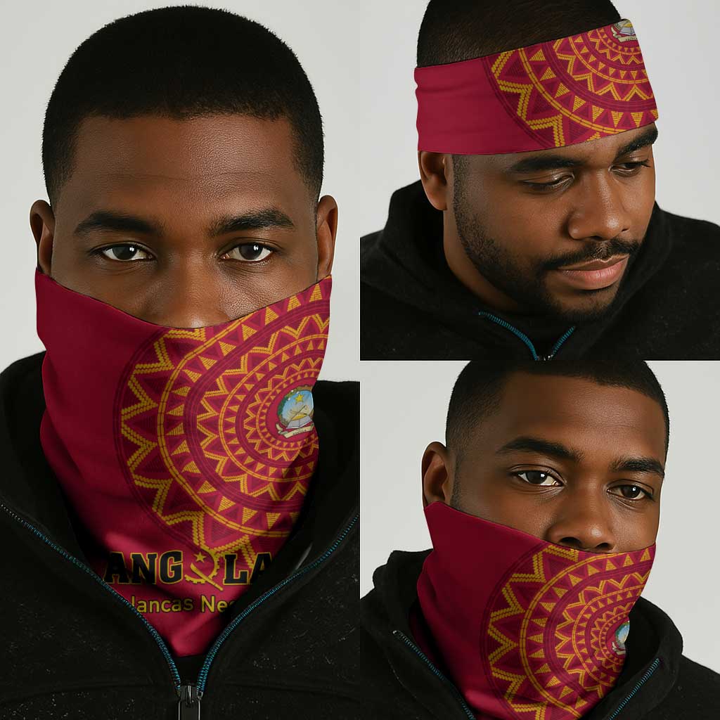 Support Palancas Negras - Red Angola Football Neck Gaiter LT01