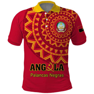 Support Palancas Negras - Red Angola Football Polo Shirt