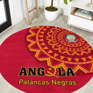 Support Palancas Negras - Red Angola Football Round Carpet