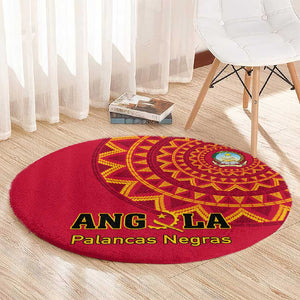 Support Palancas Negras - Red Angola Football Round Carpet