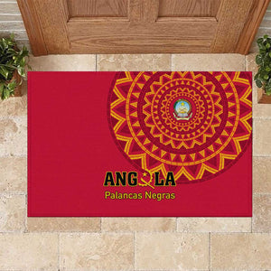 Support Palancas Negras - Red Angola Football Rubber Doormat