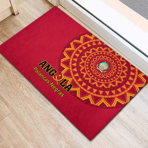 Support Palancas Negras - Red Angola Football Rubber Doormat