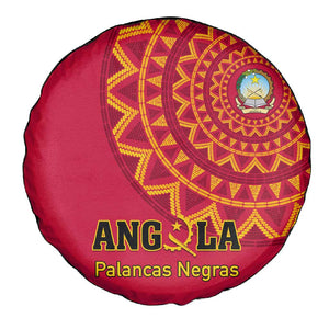 Support Palancas Negras - Red Angola Football Spare Tire Cover