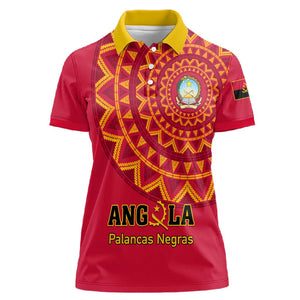 Support Palancas Negras - Red Angola Football Women Polo Shirt