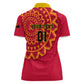 Support Palancas Negras - Red Angola Football Women Polo Shirt