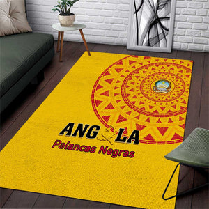 Support Palancas Negras - Yellow Angola Football Area Rug