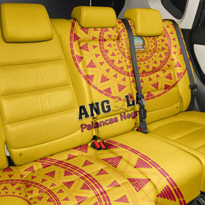 Support Palancas Negras - Yellow Angola Football Back Car Seat Cover