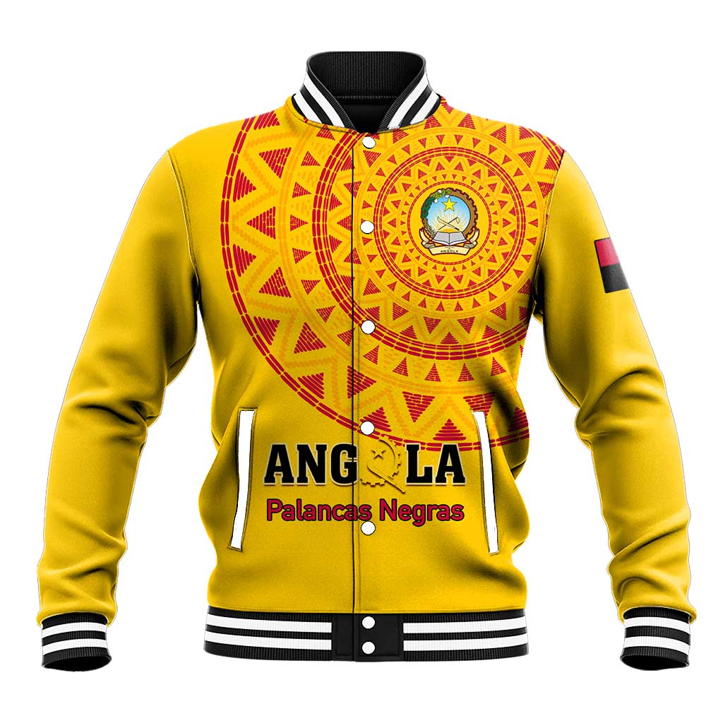 Support Palancas Negras - Yellow Angola Football Baseball Jacket LT01