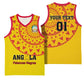 Support Palancas Negras - Yellow Angola Football Basketball Jersey LT01