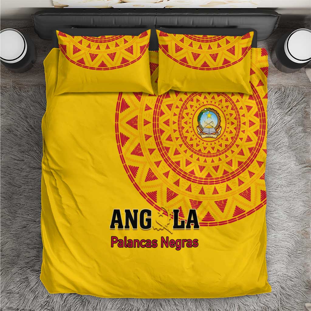 Support Palancas Negras - Yellow Angola Football Bedding Set