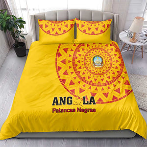 Support Palancas Negras - Yellow Angola Football Bedding Set