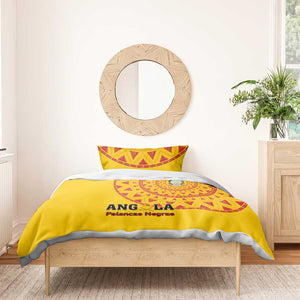 Support Palancas Negras - Yellow Angola Football Bedding Set