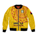 Support Palancas Negras - Yellow Angola Football Bomber Jacket