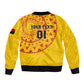 Support Palancas Negras - Yellow Angola Football Bomber Jacket