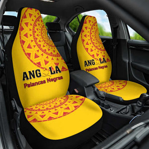 Support Palancas Negras - Yellow Angola Football Car Seat Cover