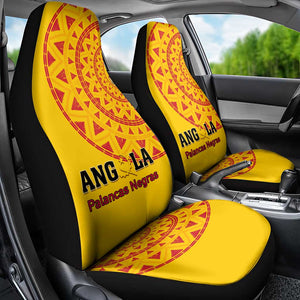 Support Palancas Negras - Yellow Angola Football Car Seat Cover