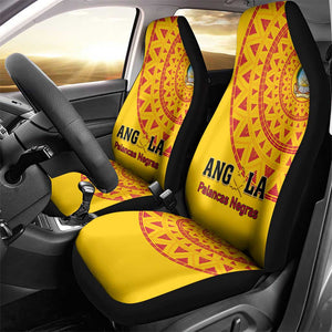 Support Palancas Negras - Yellow Angola Football Car Seat Cover