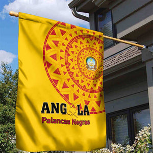 Support Palancas Negras - Yellow Angola Football Garden Flag