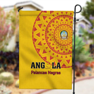 Support Palancas Negras - Yellow Angola Football Garden Flag