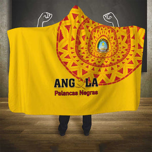 Support Palancas Negras - Yellow Angola Football Hooded Blanket