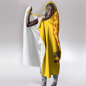 Support Palancas Negras - Yellow Angola Football Hooded Blanket