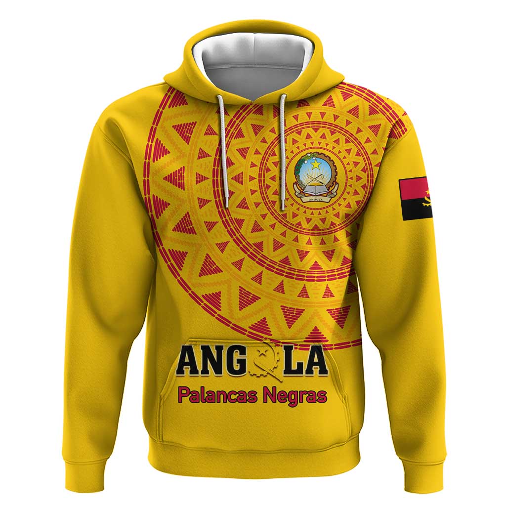 Support Palancas Negras - Yellow Angola Football Hoodie